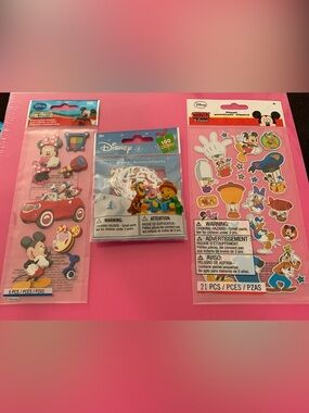 Disney Mickey & Friends Sticker Packages with Pooh Die Cut Stickers